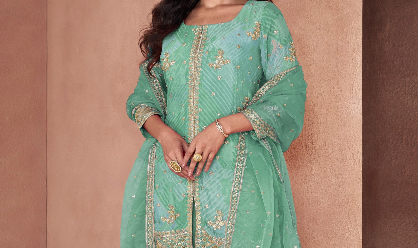 Buy Indian Anarkali with dupatta for Diwali USA