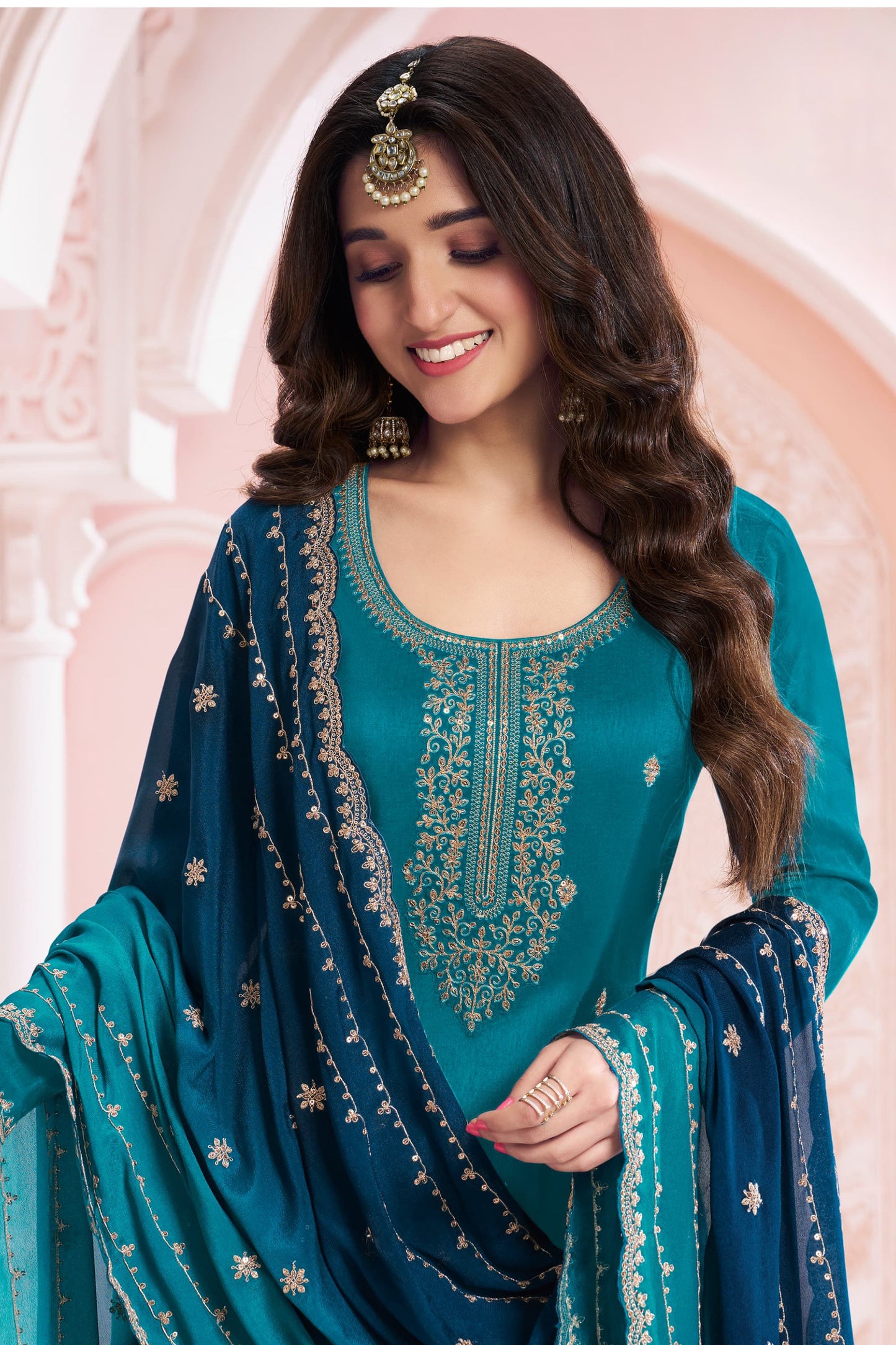 Indian Punjabi Traditional Clothes for Woman Diwali Party Wear Dresses USA