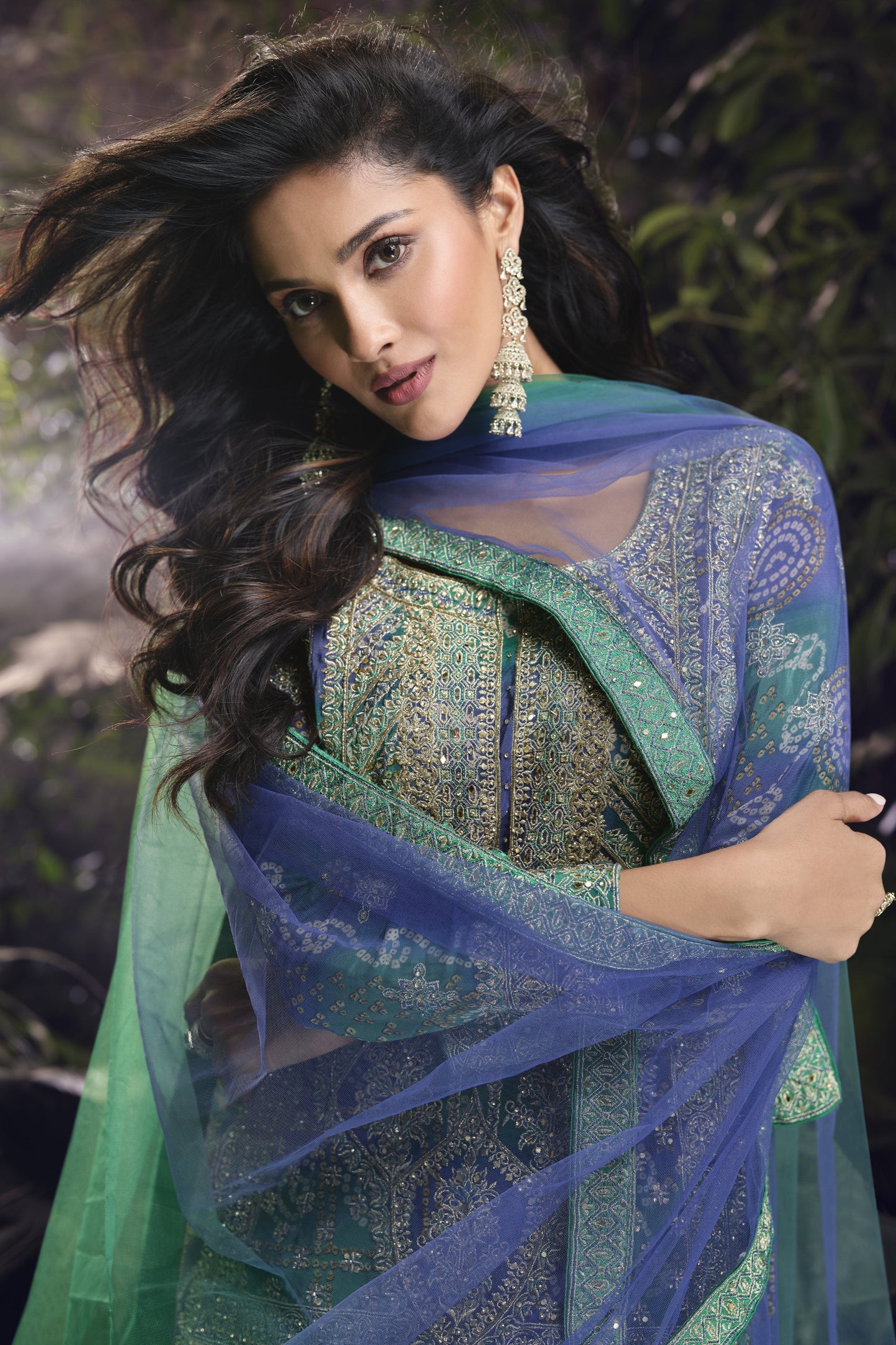 Indian Pakistani Wedding-Reception Style Ready To Wear Salwar Kameez Plazzo