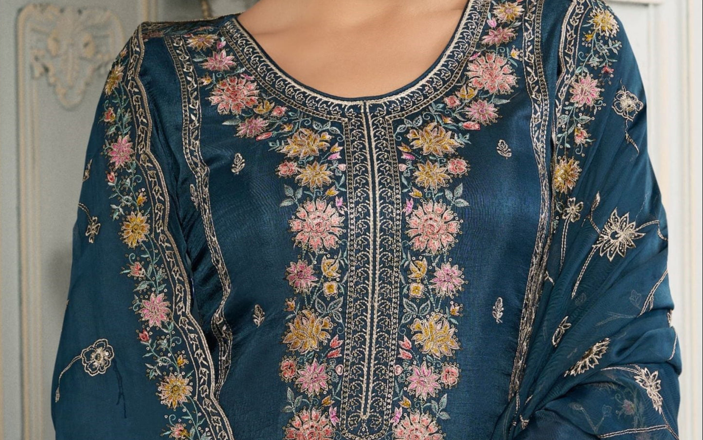 Readymade Indian Designer Traditional Salwar Kameez Trouser Pant Dress