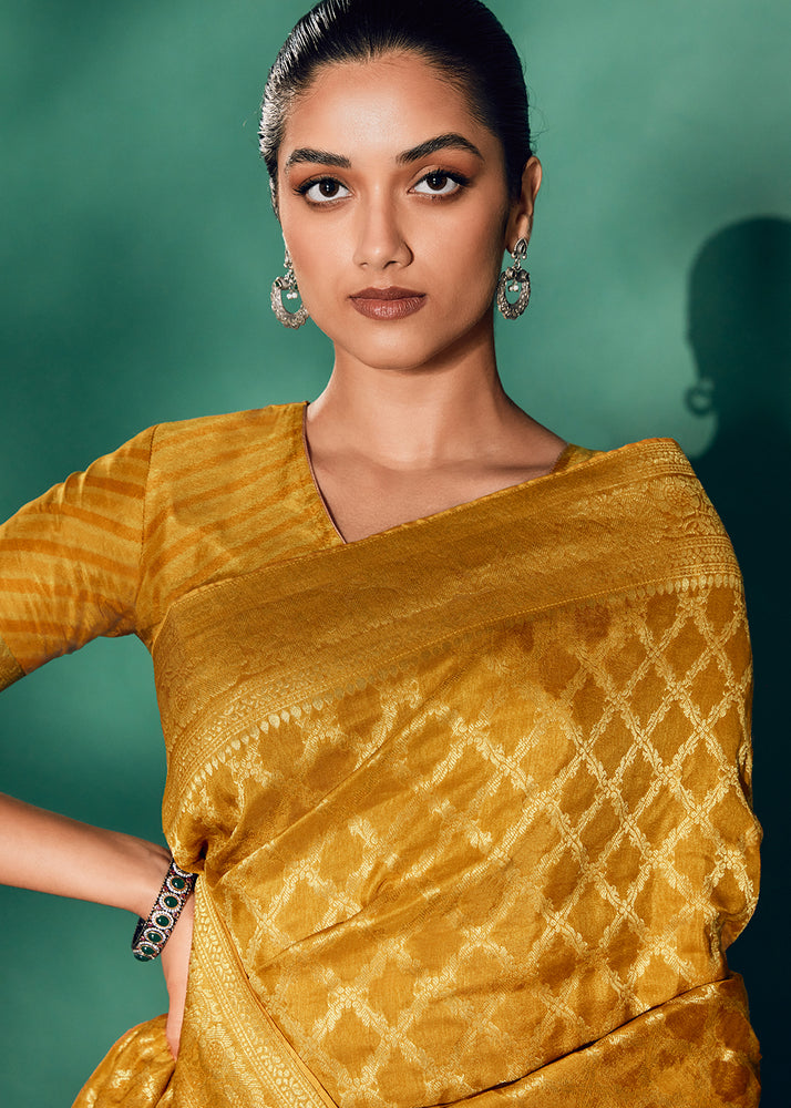 Yellow Saree brings sunshine and joy – ideal for Haldi, Eid, or summer events.