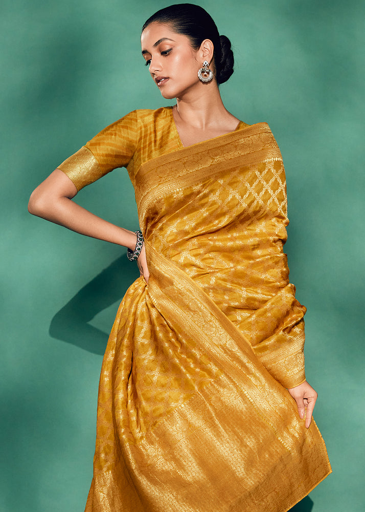 Yellow Saree brings sunshine and joy – ideal for Haldi, Eid, or summer events.