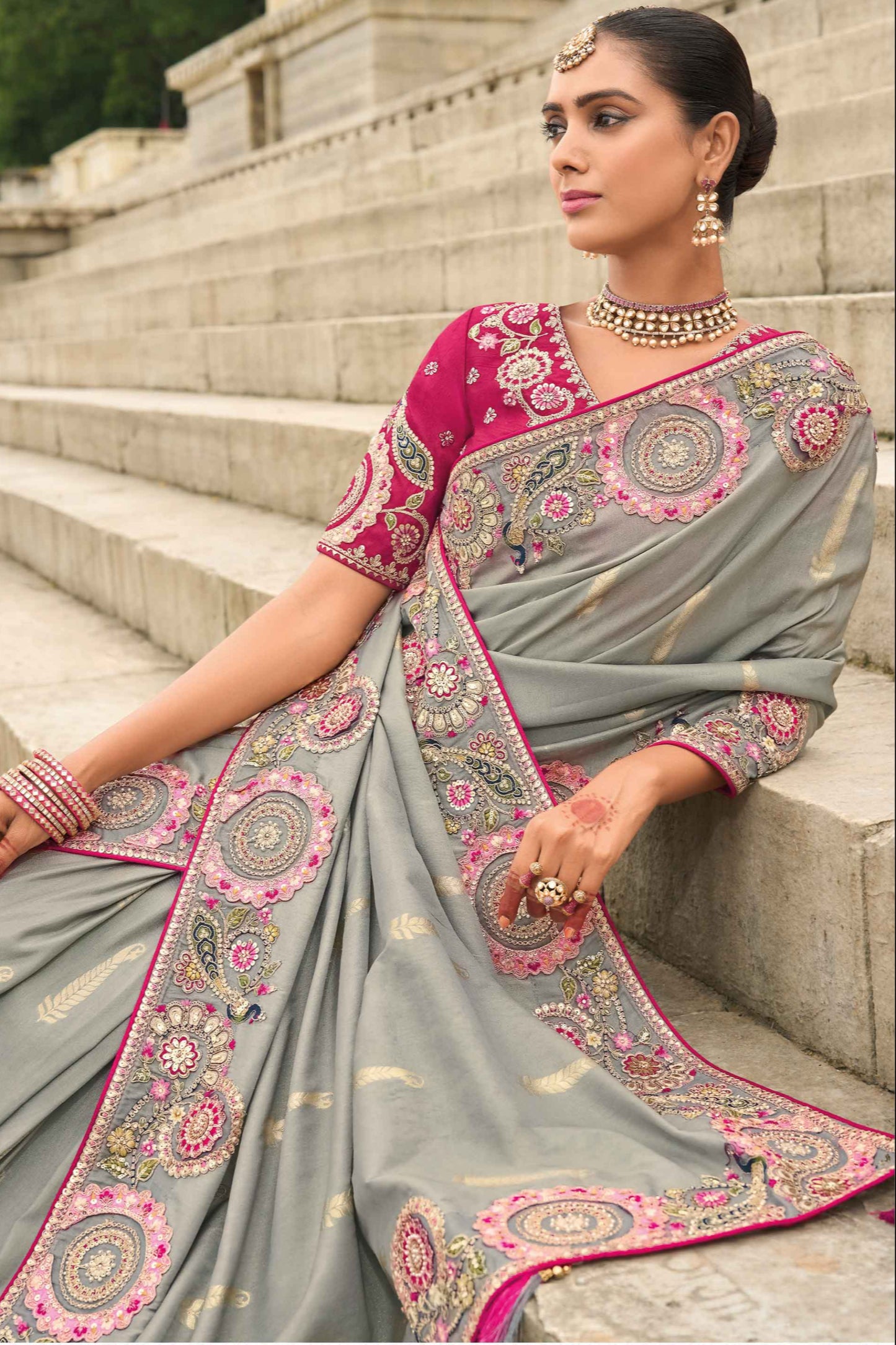 Saree – Heritage wear, redefined in breathable cotton.