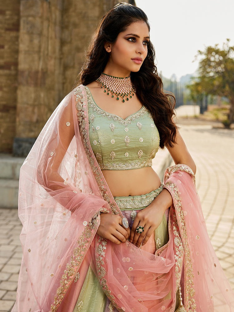 "Celebrate Diwali in style with our USA lehengas."
