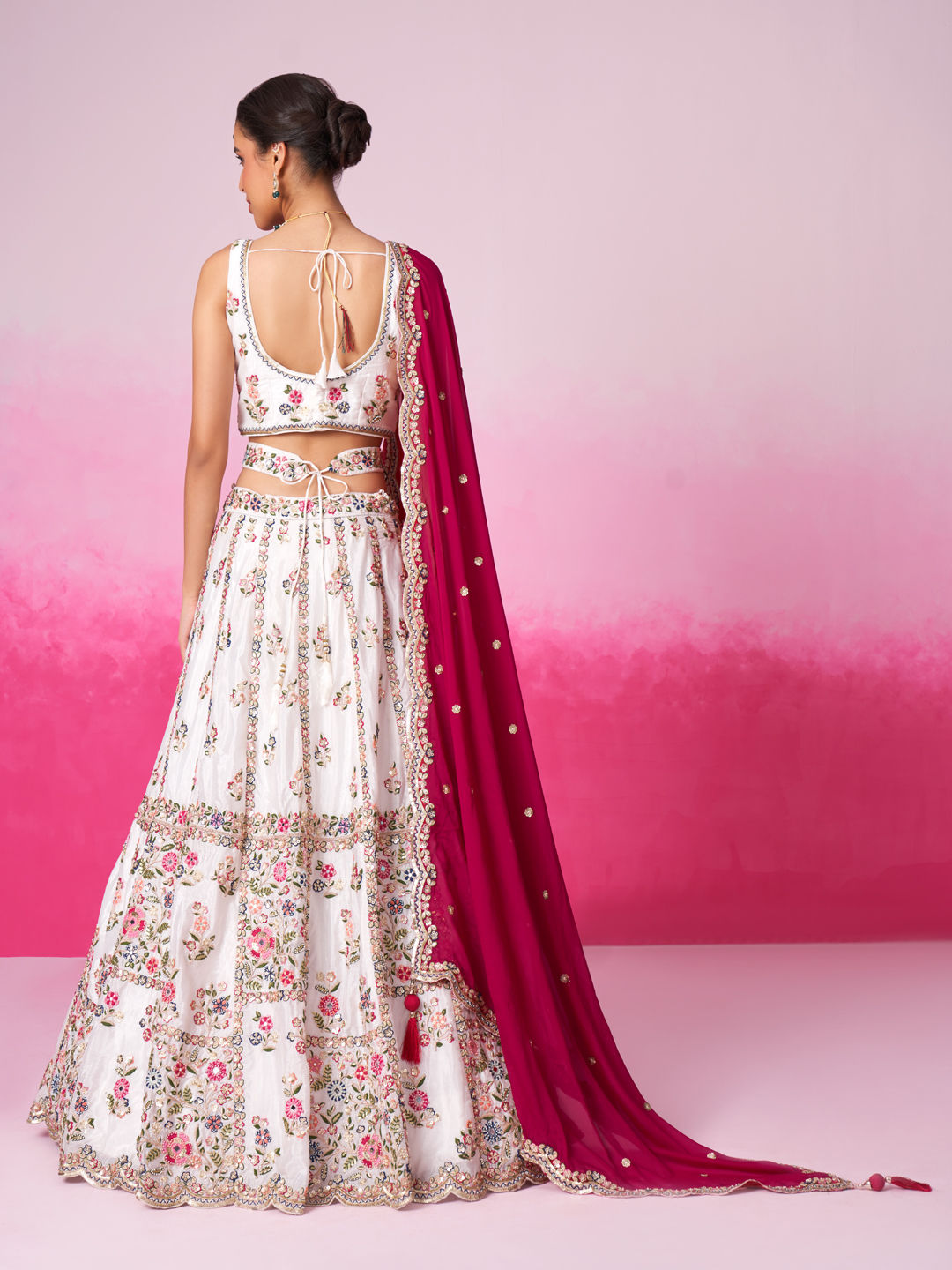 "Gorgeous lehengas for Indian events in the U.S."
