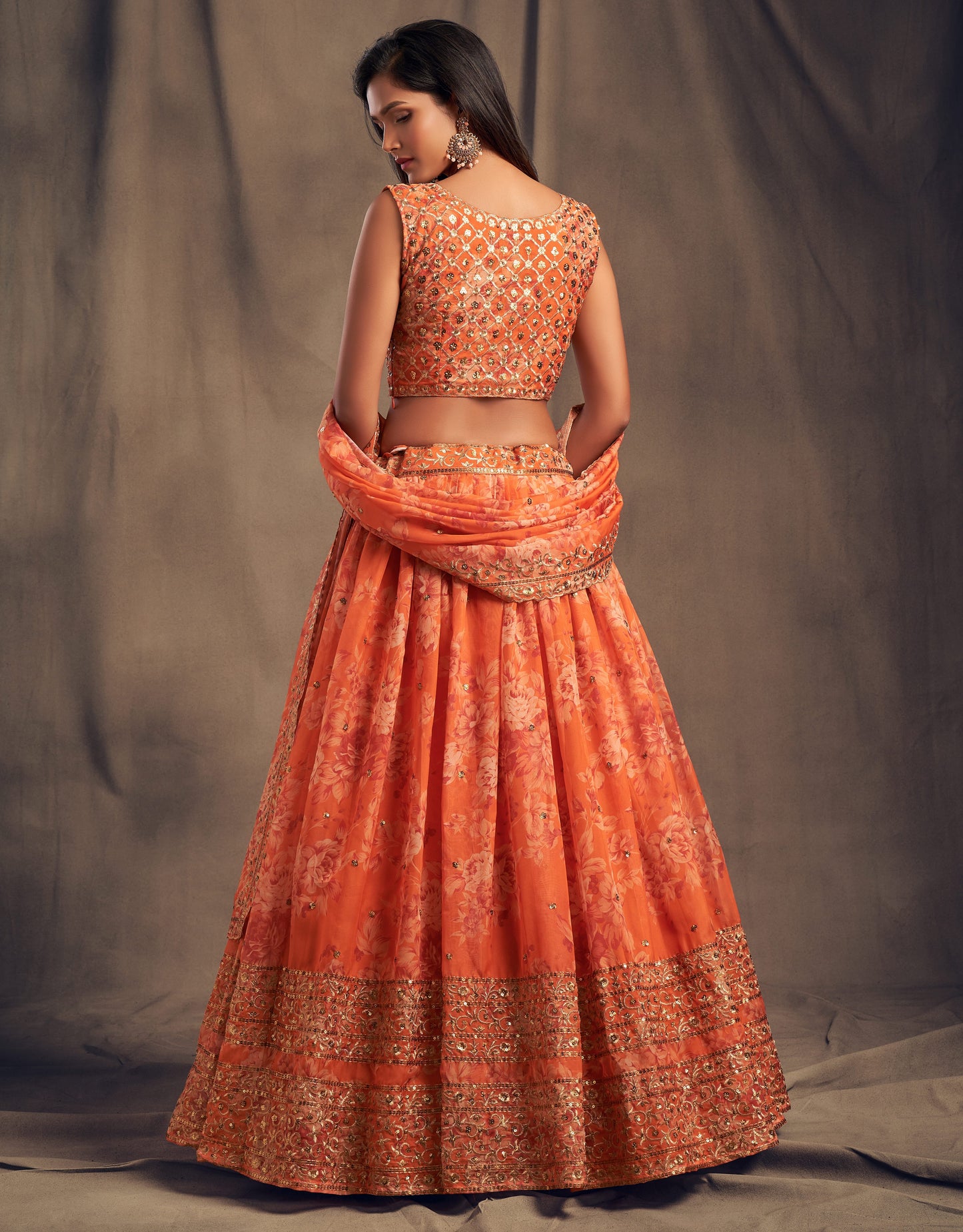 "Desi lehengas for American celebrations."