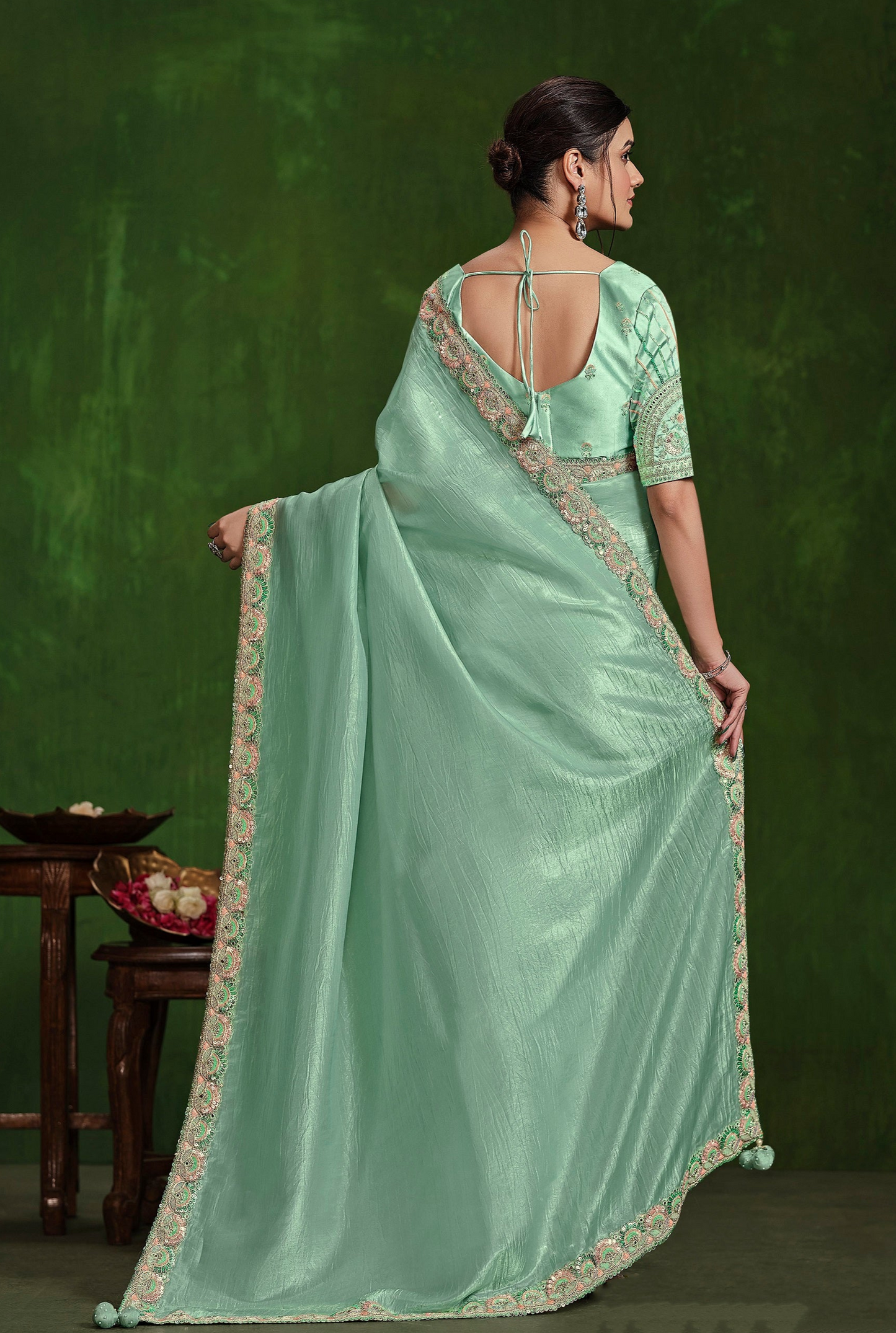 latest designer saree