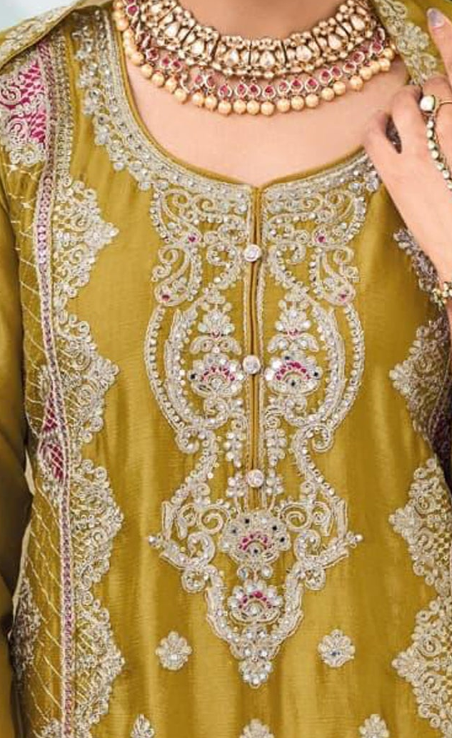 Wedding guest Anarkali outfit embroidered USA