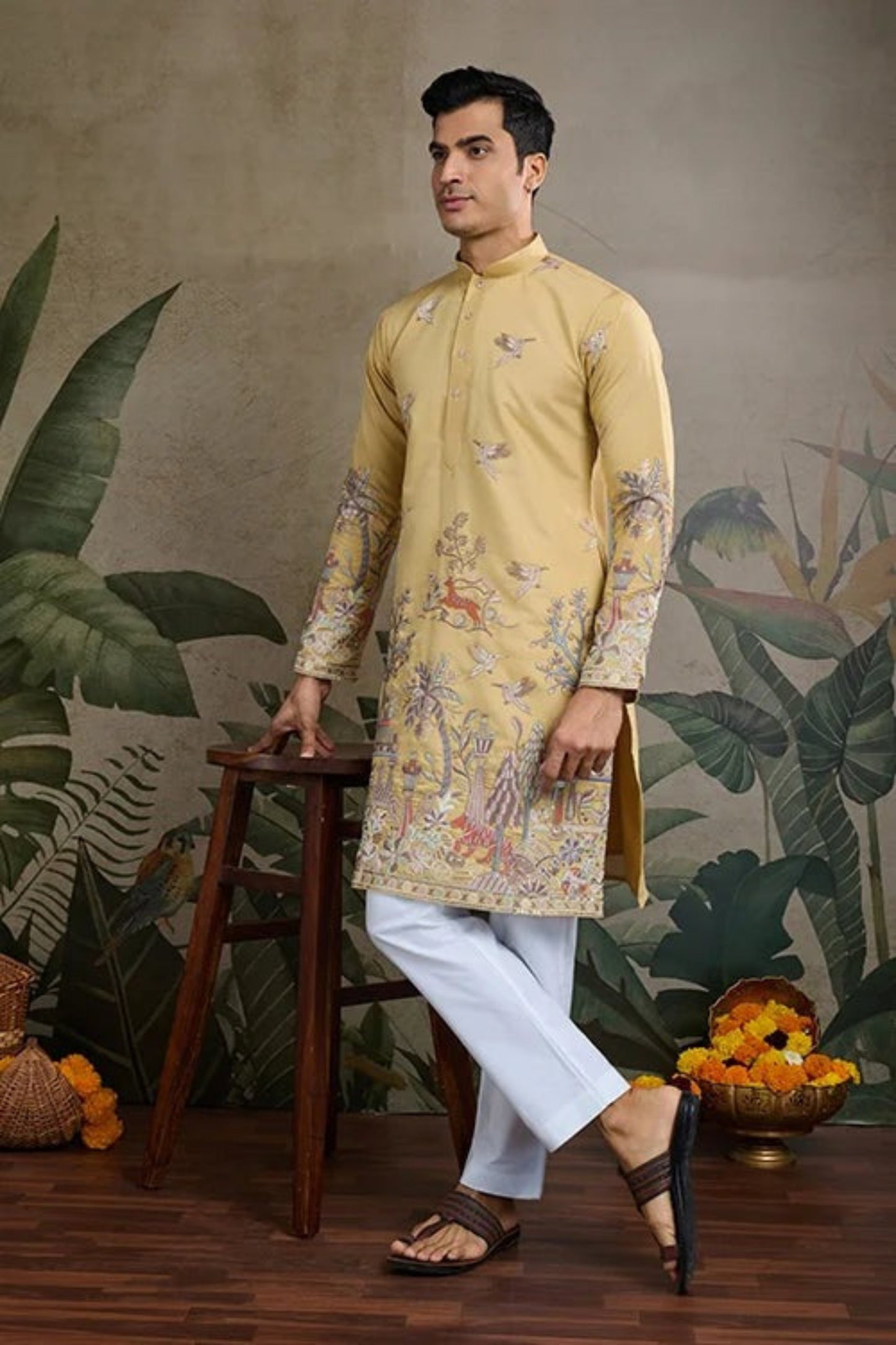 yellow kurta,plus size available,Comfort Fit,Premium Fabric,Express Delivery.