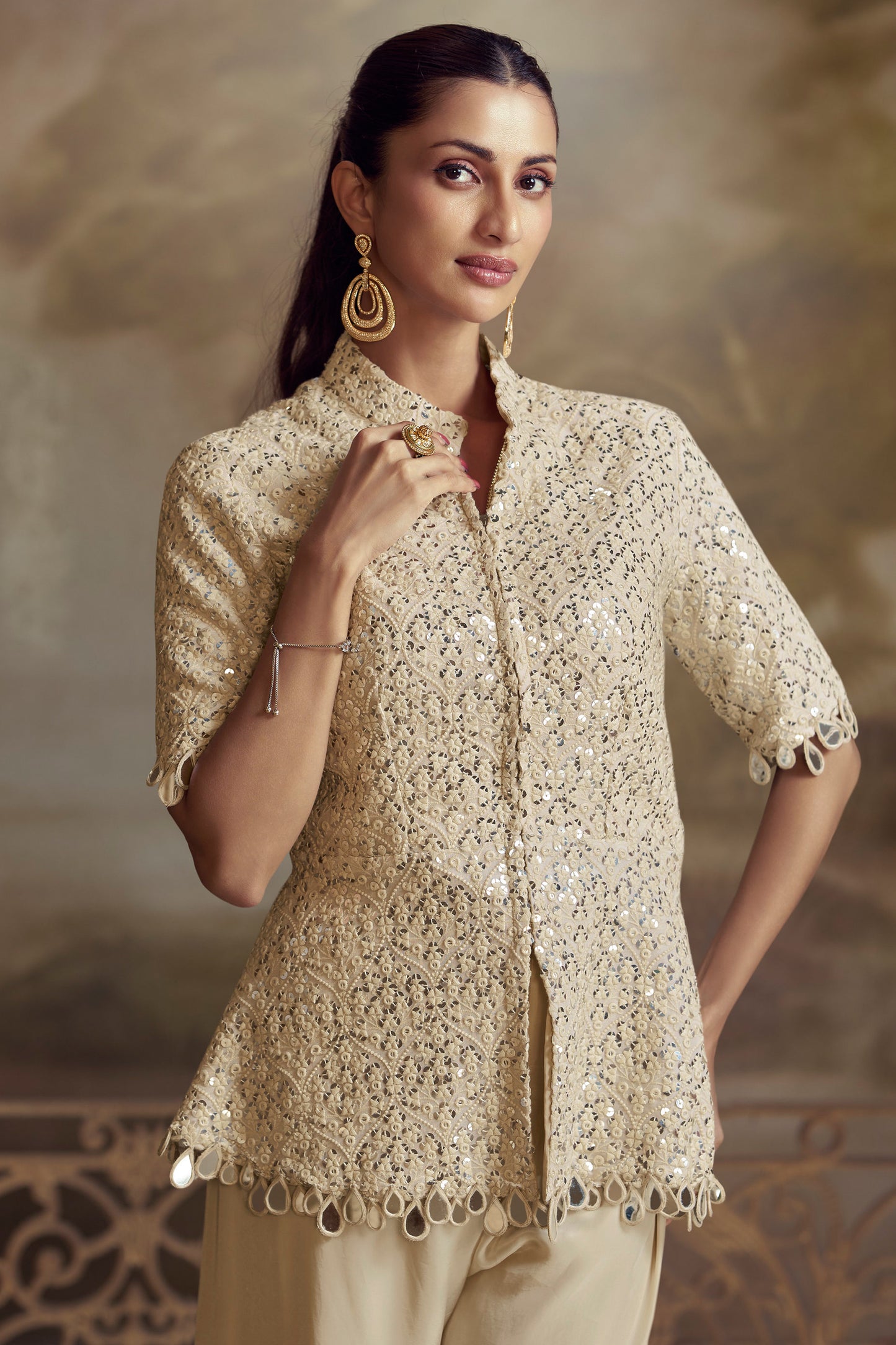 Diwali Evening Party Wear White Salwar Kameez Suits For Women