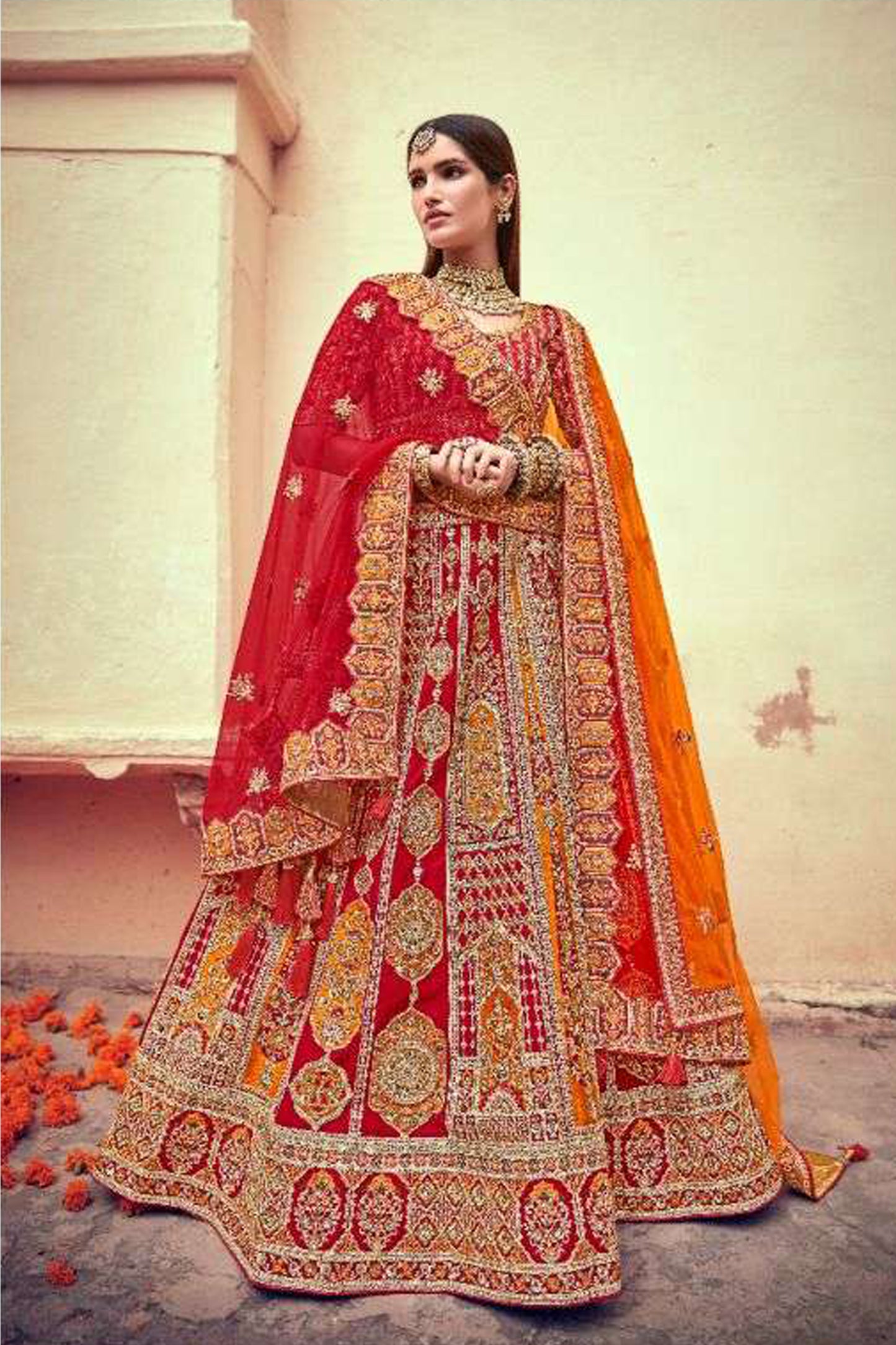 Celebrate love in a bridal lehenga that tells your unique story.
