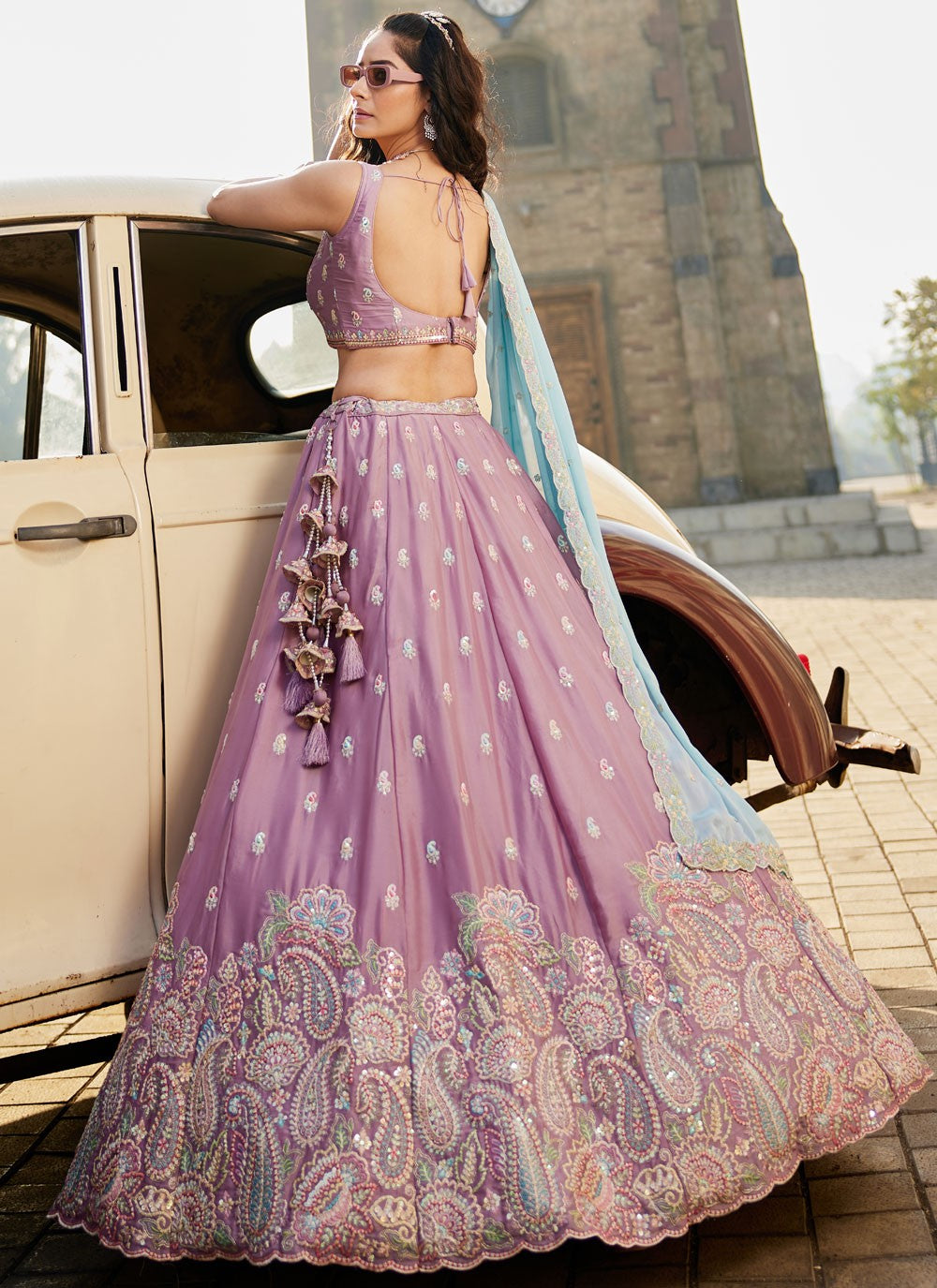 "Navratri lehengas shipped across the U.S."