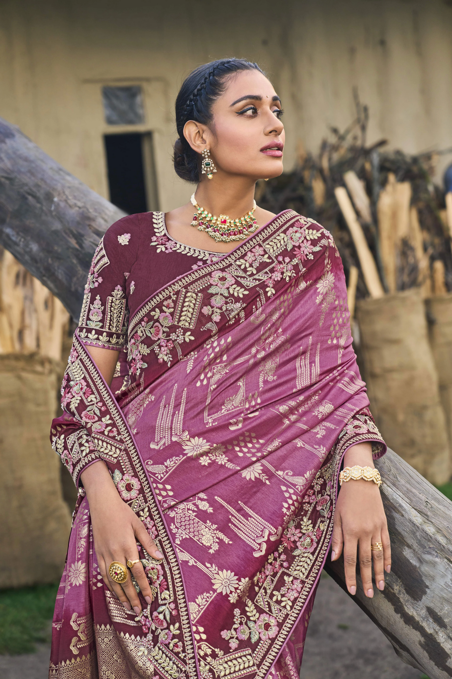 Saree – Celebrate Eid, Diwali & more with ease and elegance.