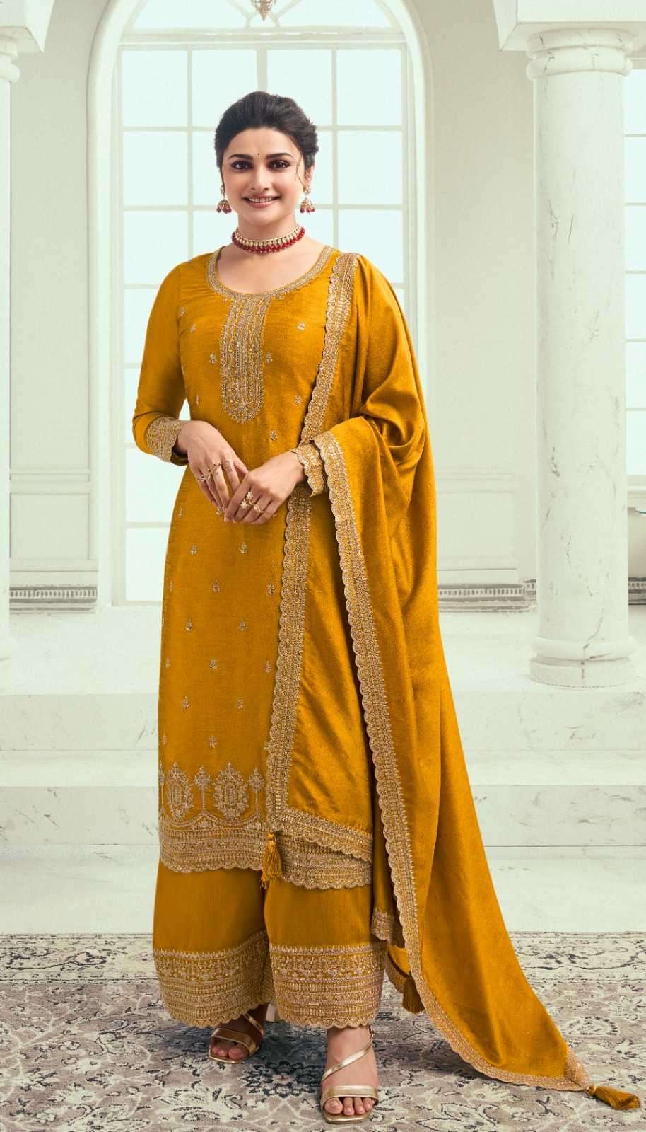 Salwar Kameez Palazzo with Dupatta for Women's Wedding Party Wear
