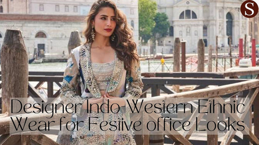 Indo-Western office Look