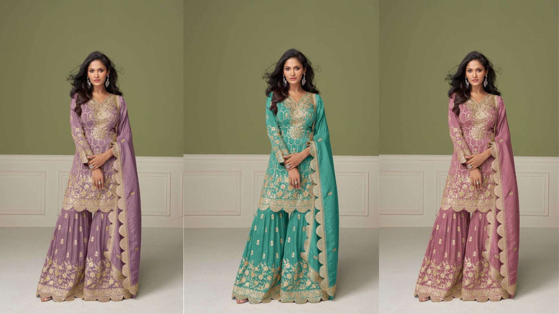 Trending Sharara & Gharara Sets for Wedding Guest – seyuri