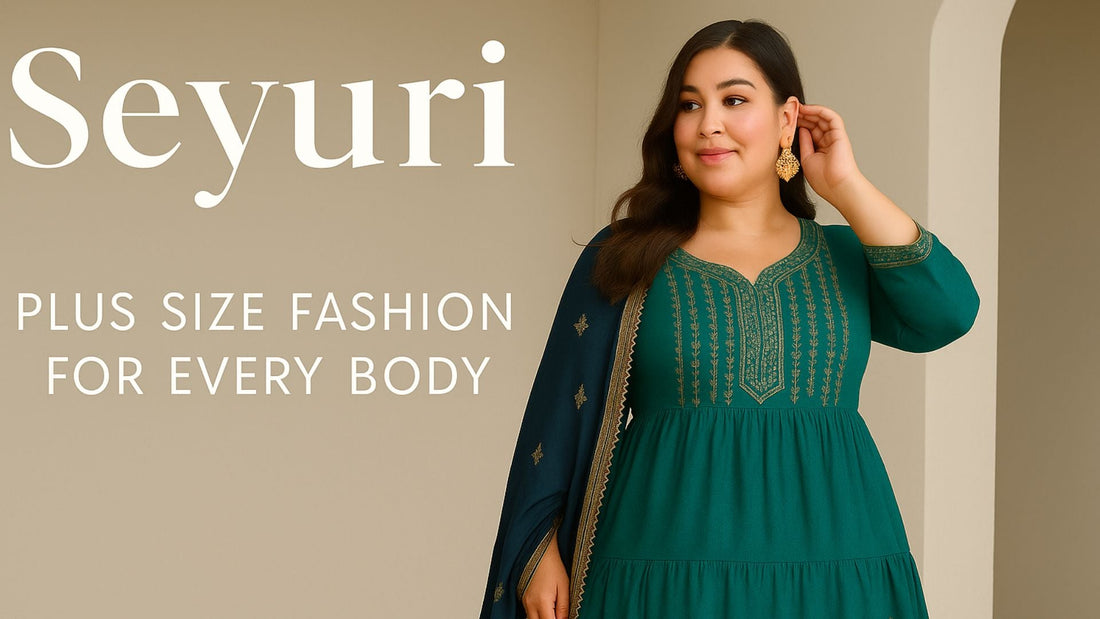 Plus size ethnic wear online India designed with premium stitching &amp; durability.