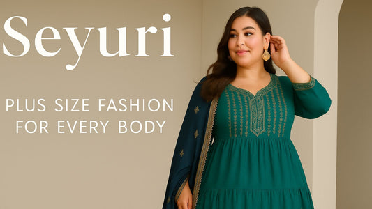Plus size ethnic wear online India designed with premium stitching &amp; durability.