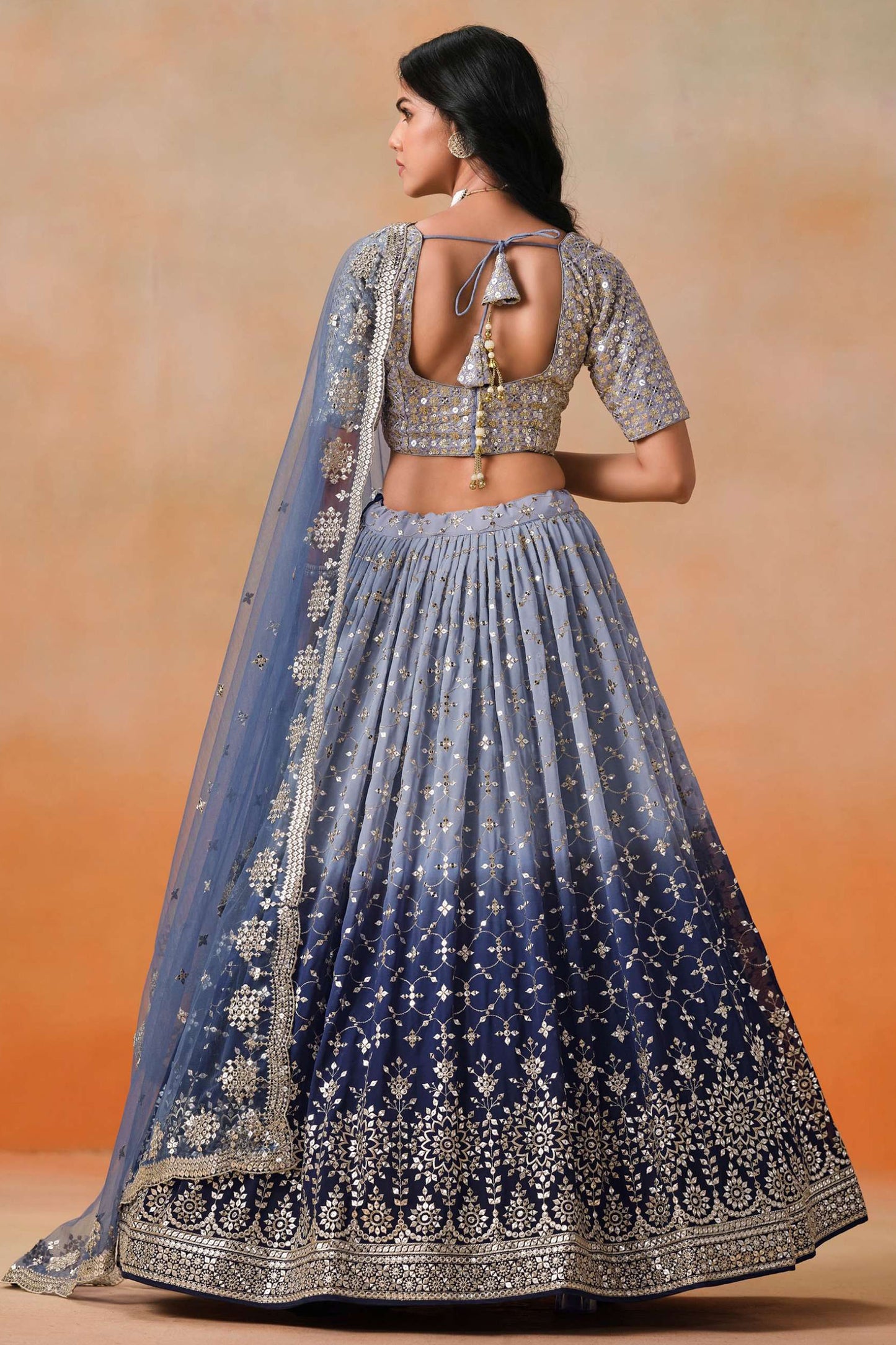 Stunning Designer Wedding Special Georgette Fabric Lehenga Choli & Dupatta