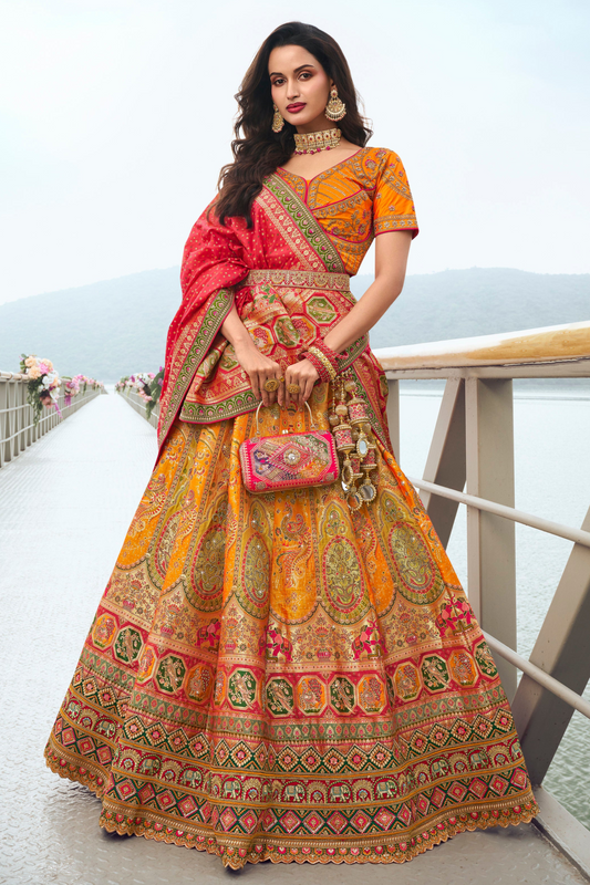 Ready to Wear Indian Pakistani Designer Lehenga Choli with Beautiful Embroidery and Stone Work