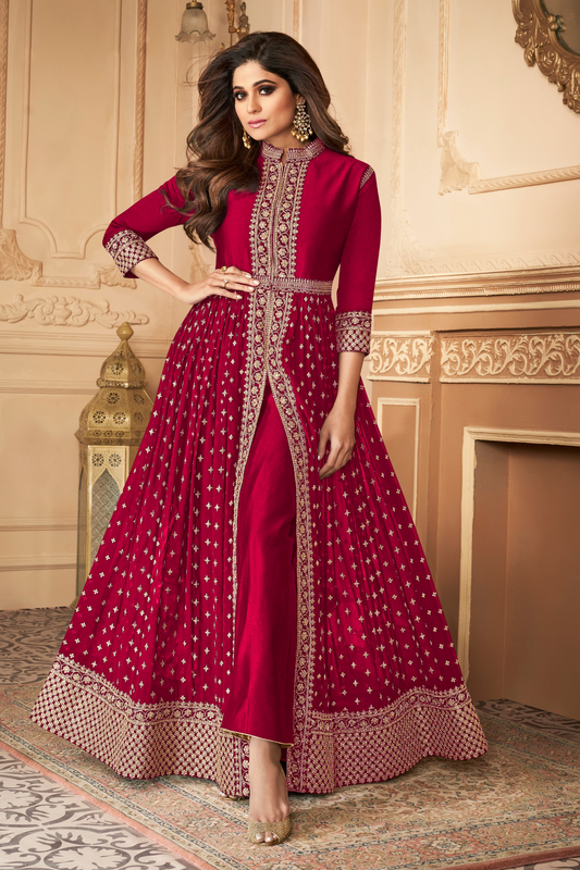 Pakistani Eid Special Party Desinger Ready To Wear Anarkali Stitched Dupatta Dresses