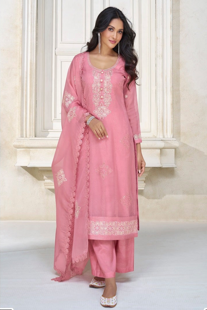 Indian Pakistani Stylish Stitched PArty Wear Salwar Kameez Worked Dupatta Dresses