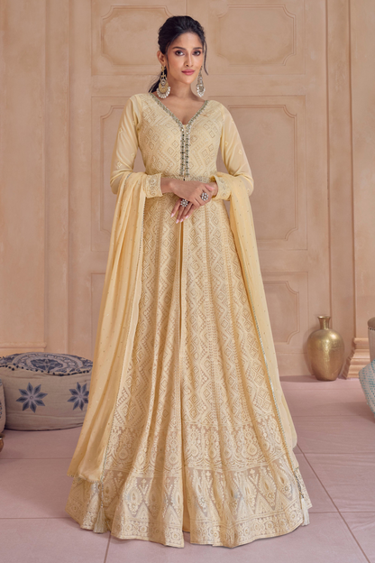 Eid-Ramadan Wear Anarkali Suits Ready to Wear Beautiful Georgette Fabric Gown