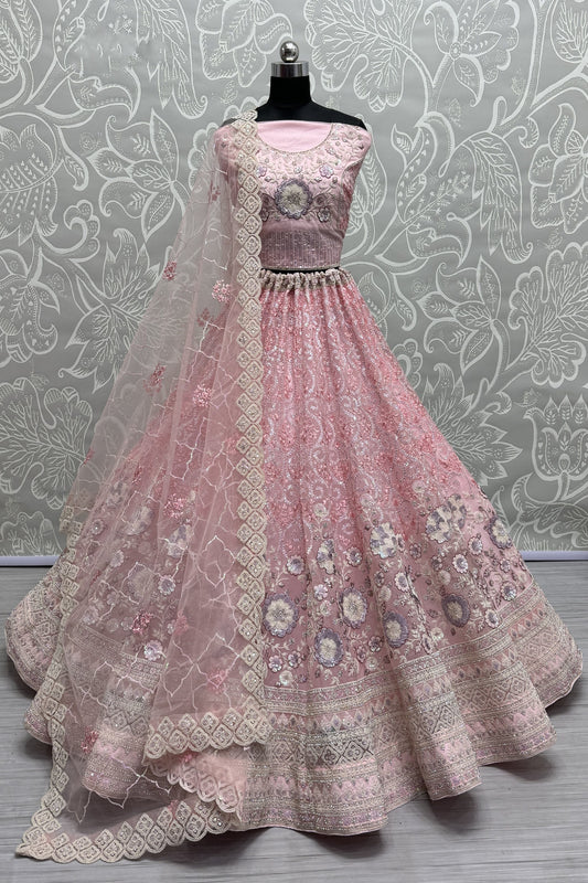 pink lehenga,plus size available,Comfort Fit,Premium Fabric,Express Delivery.