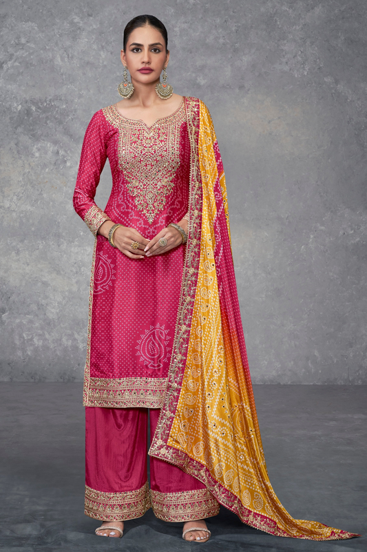Roka Nikah pink salwar kameez suits for wedding and festival wear