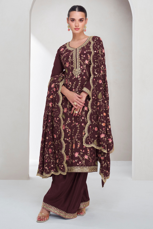 Pakistani Indian Festival Treditonal Wear Shalwar Kameez Emboridery Worked Dupatta Dresses