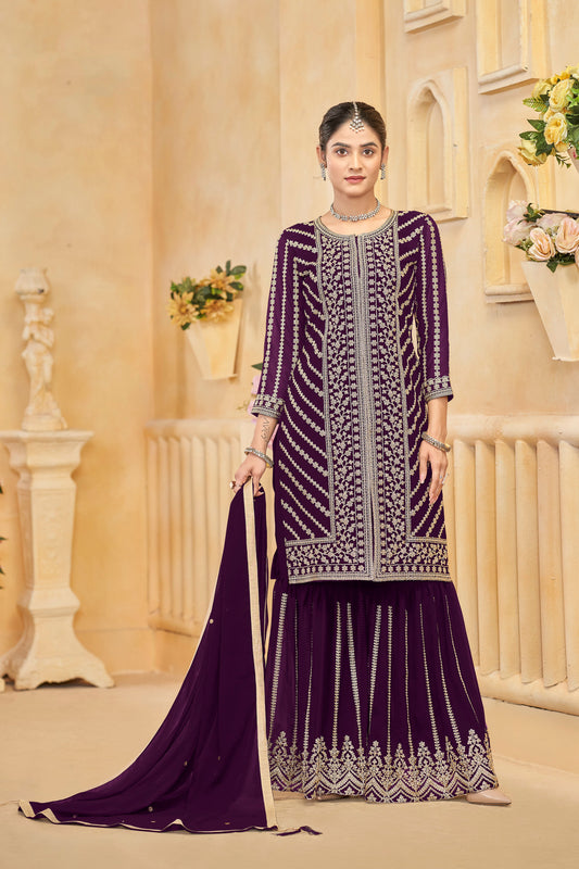 Traditional Sharara suit for events in USA
