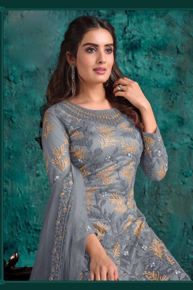 Heavy Embroidery Worked Salwar Kameez Suit