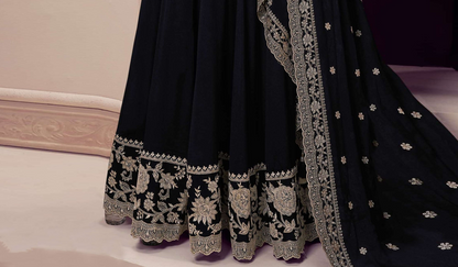 Wedding Party Wear Anarkali Dupatta Dress