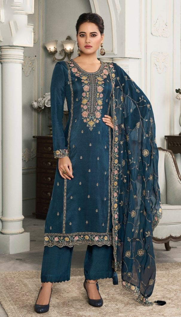 Readymade Indian Designer Traditional Salwar Kameez Trouser Pant Dress