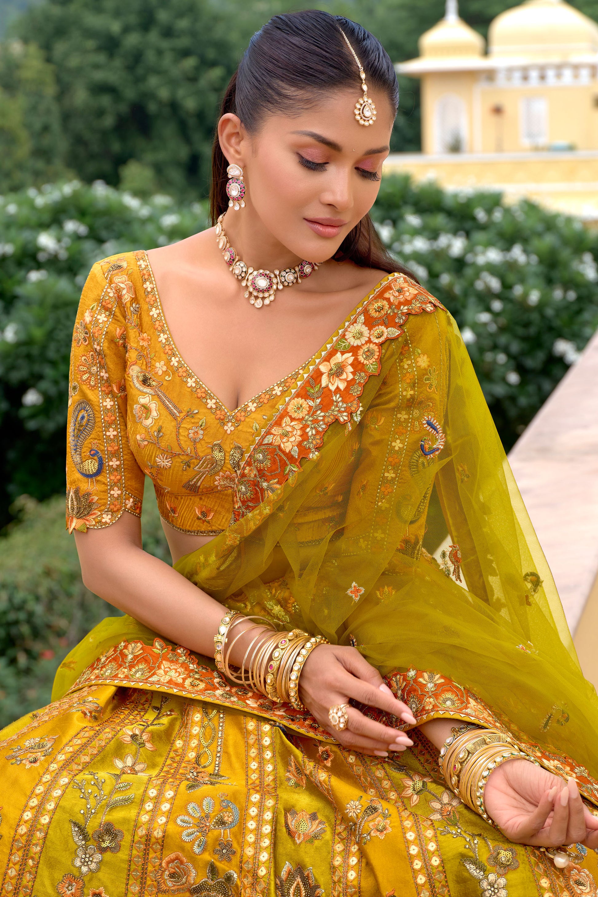 Indian Wedding Party Wear for Women's Lehengha Choli