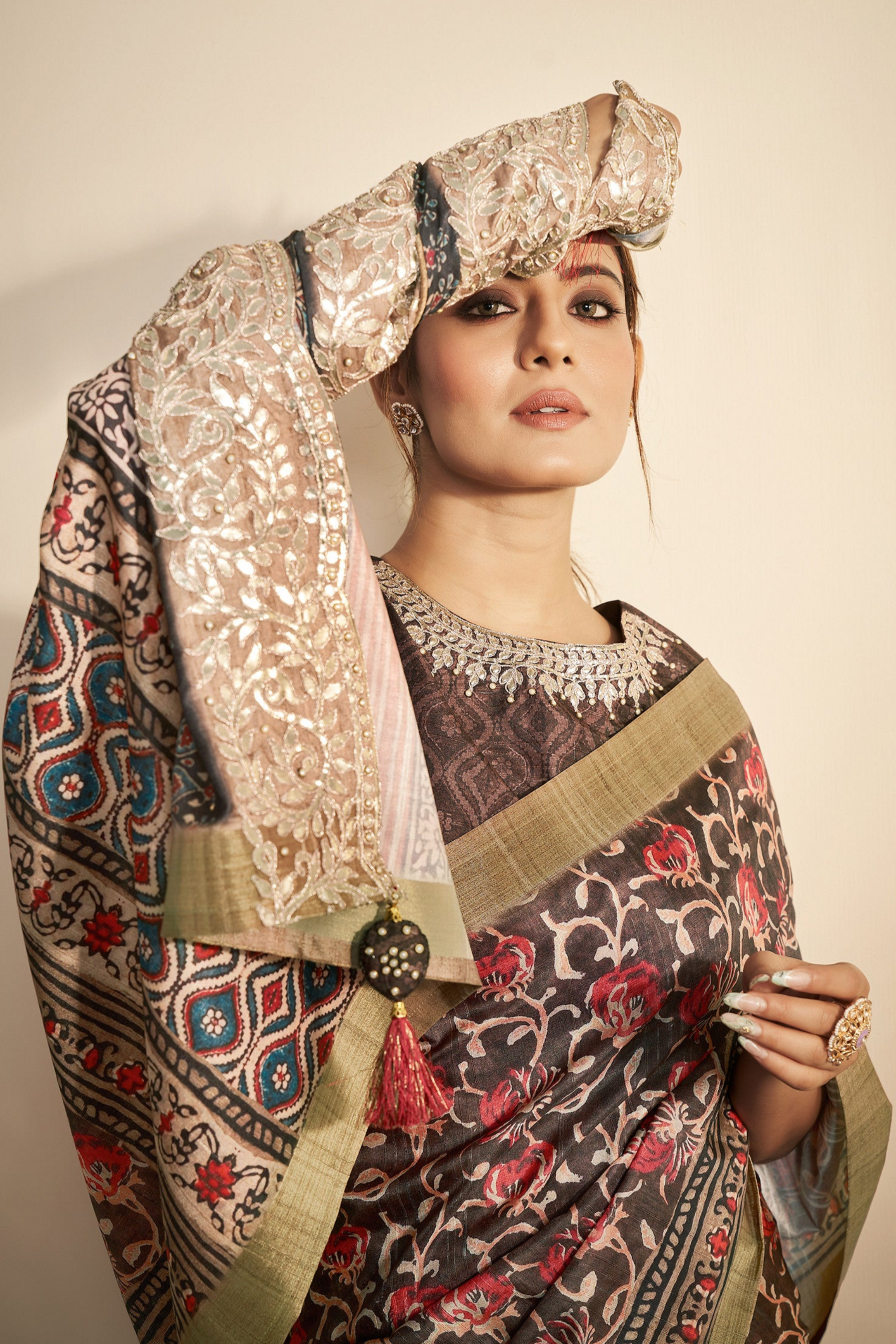 latest designer saree