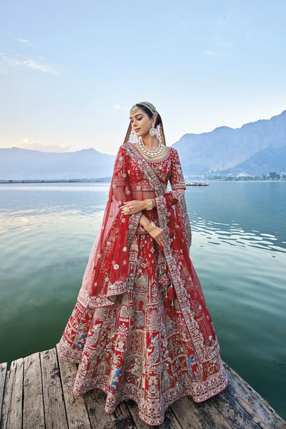 "Desi lehengas for American celebrations."
