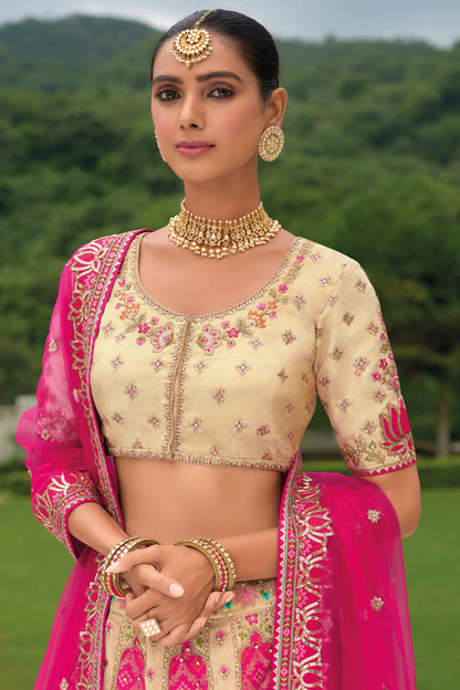 "Traditional lehengas for modern Indian Americans."
