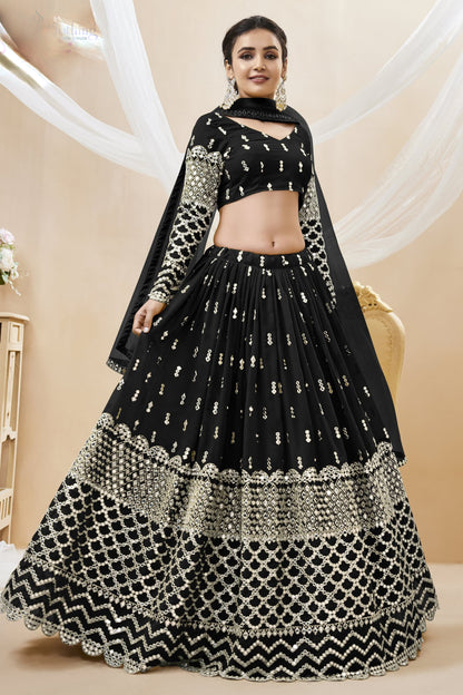 "Dazzling lehengas for Eid and Diwali in the USA."
