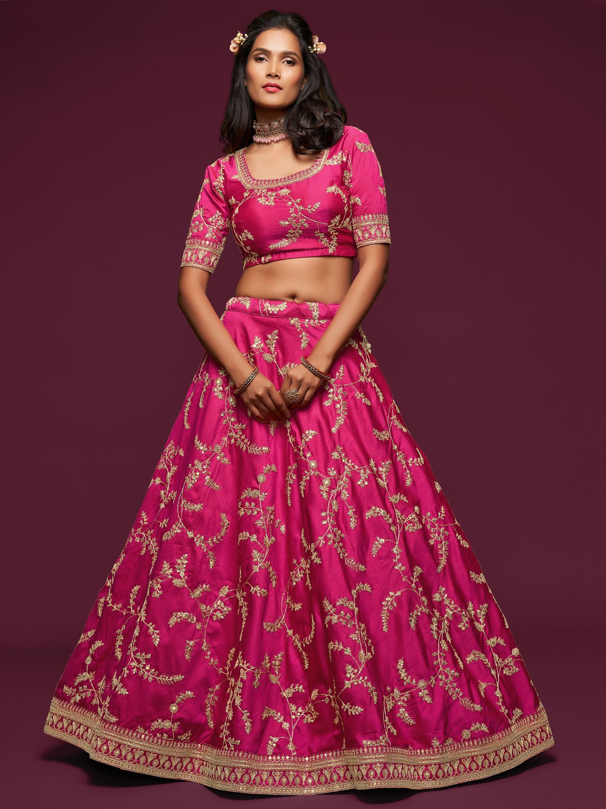 "Lehengas to light up any cultural event in the USA."
