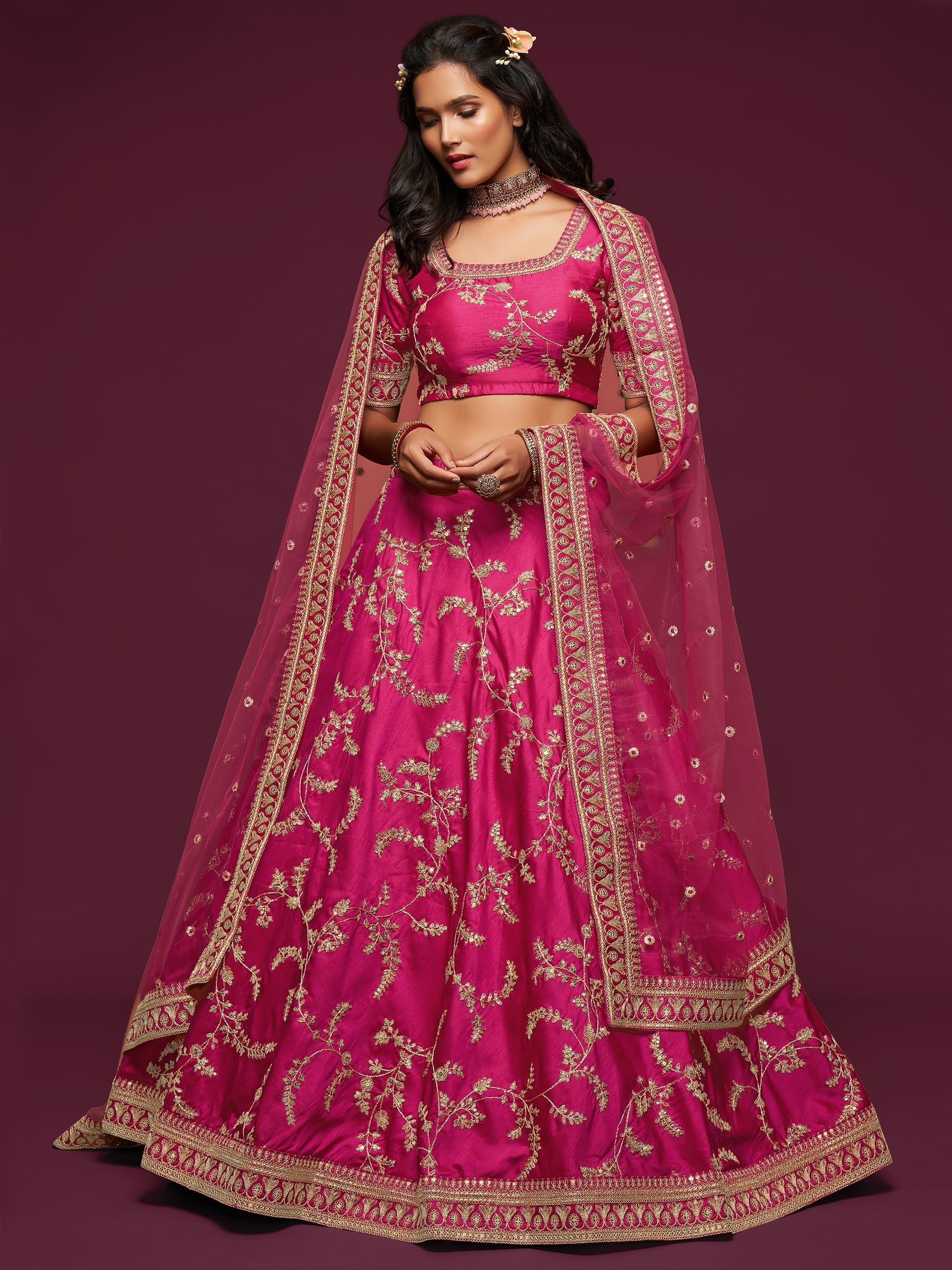 "Lehengas to light up any cultural event in the USA."

