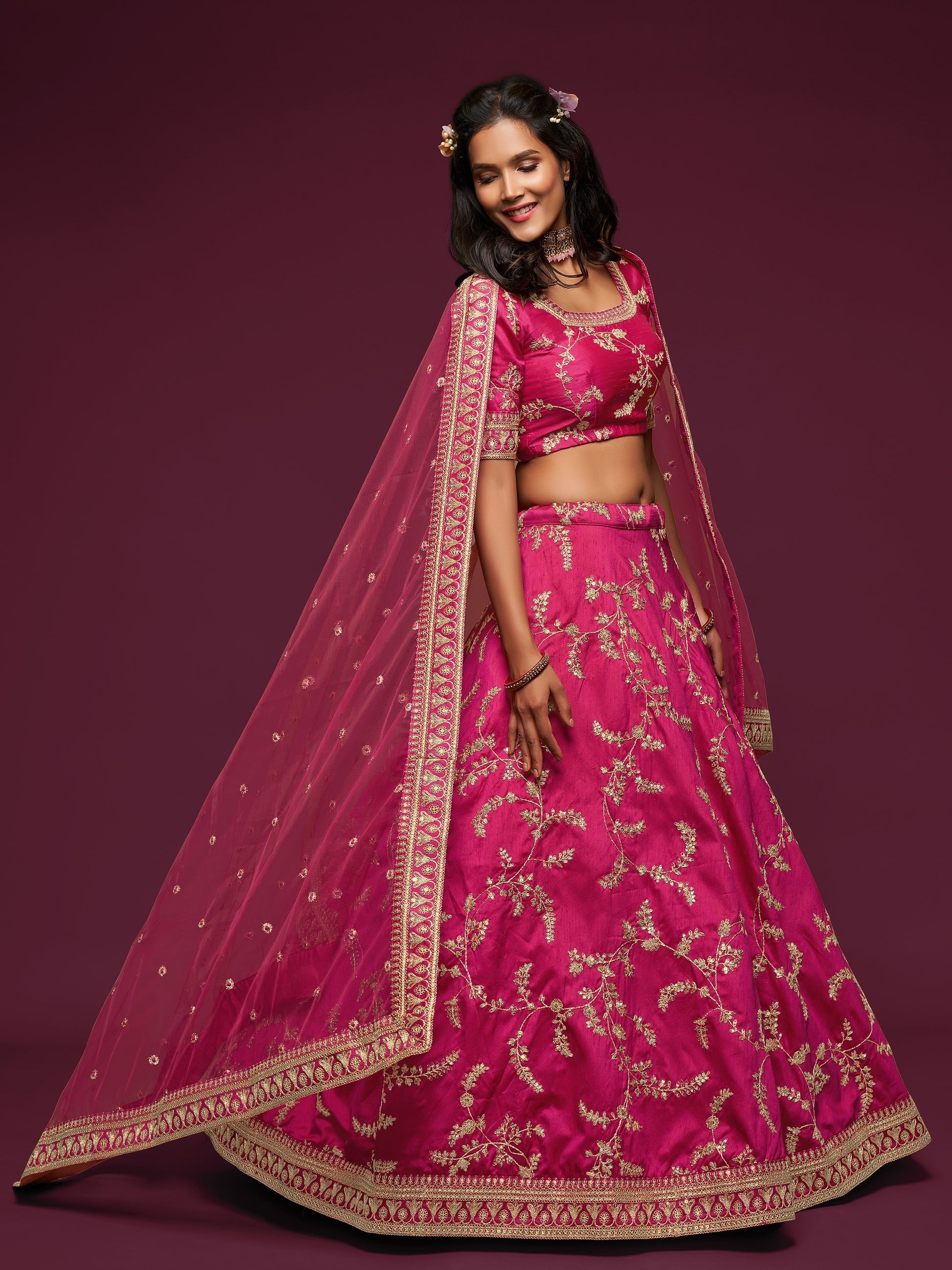 "Lehengas to light up any cultural event in the USA."
