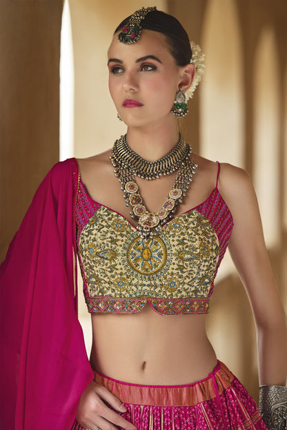 "Celebrate Indian roots in the U.S. with our lehengas."
