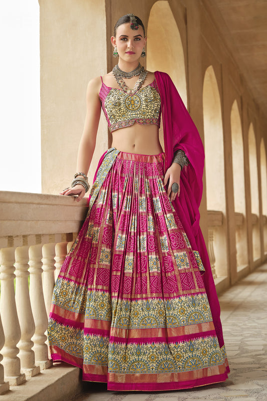 "Celebrate Indian roots in the U.S. with our lehengas."
