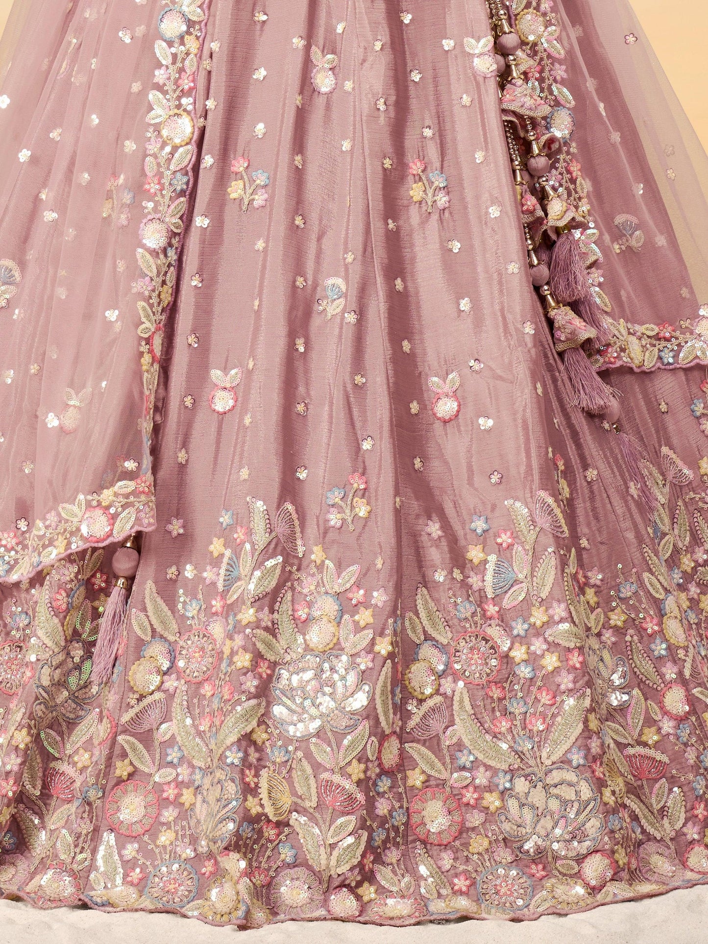 "Feel festive in lehengas made for Indian Americans."
