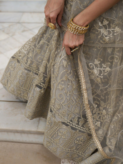 "Ethnic wear made for American desi events."

