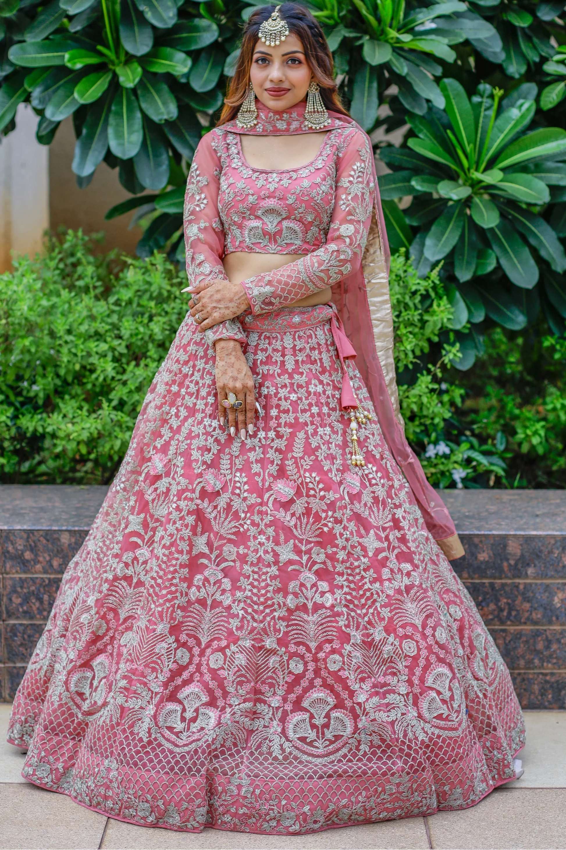 "Traditional lehengas for modern Indian Americans."
