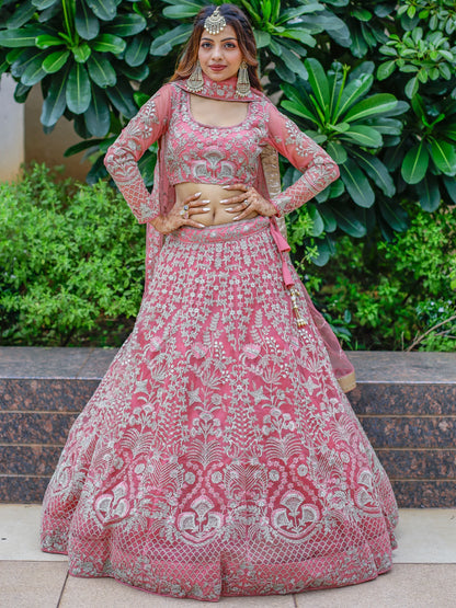 "Traditional lehengas for modern Indian Americans."

