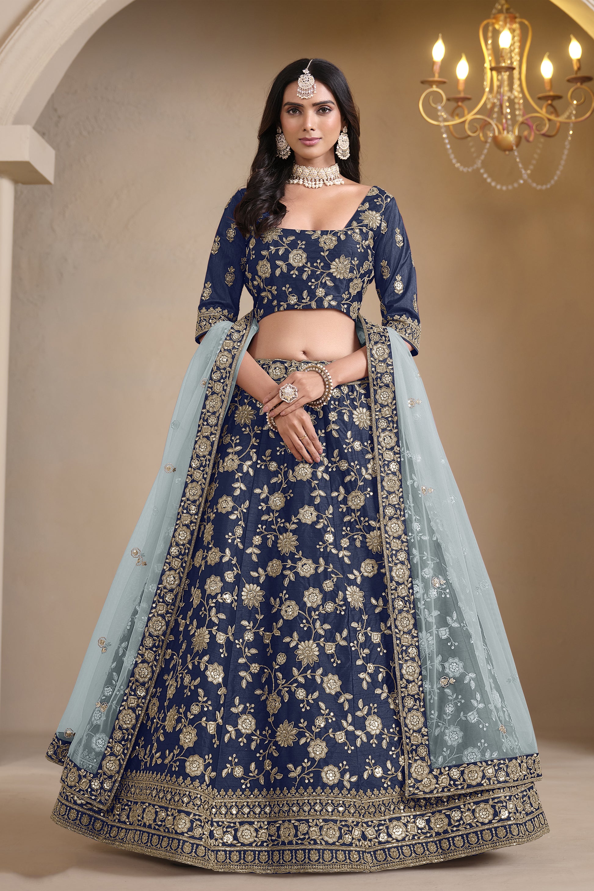 "Desi-style lehengas for every event in the USA."