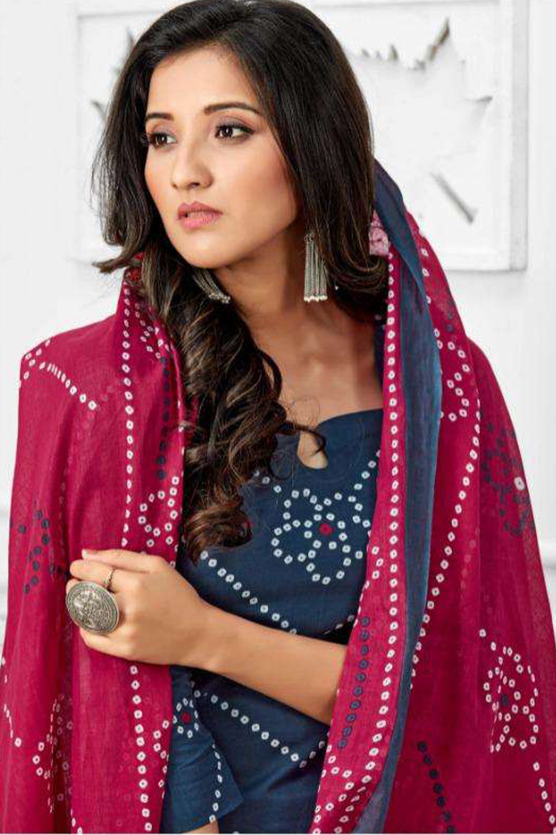 Blue colour cotton wear offers calm elegance – a versatile pick for every occasion.
